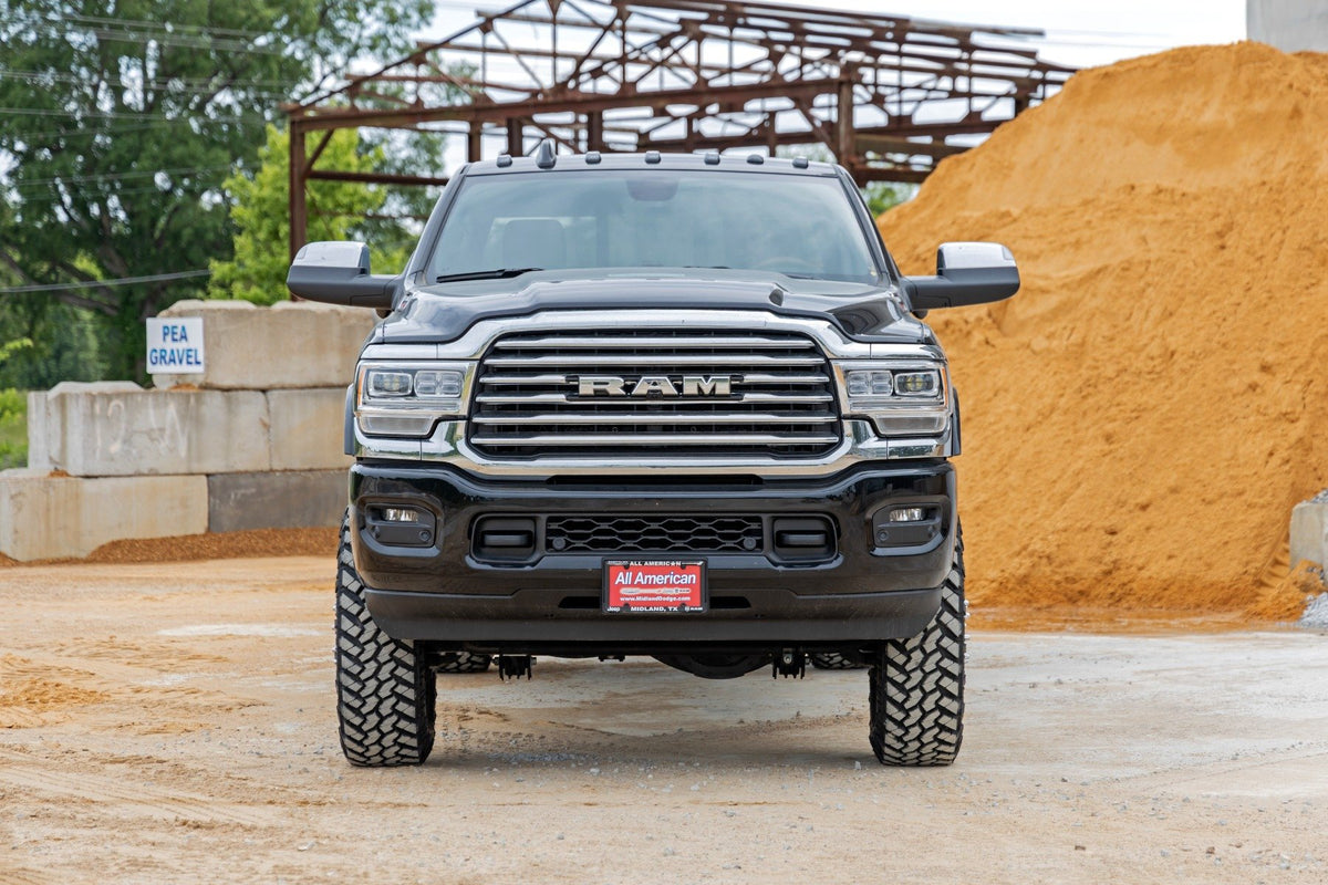 Rough Country - 5 Inch Lift Kit - Diesel -AISIN - V2 - Ram 3500 4WD (2019-2024) - 38470 by Rough Country - installed view