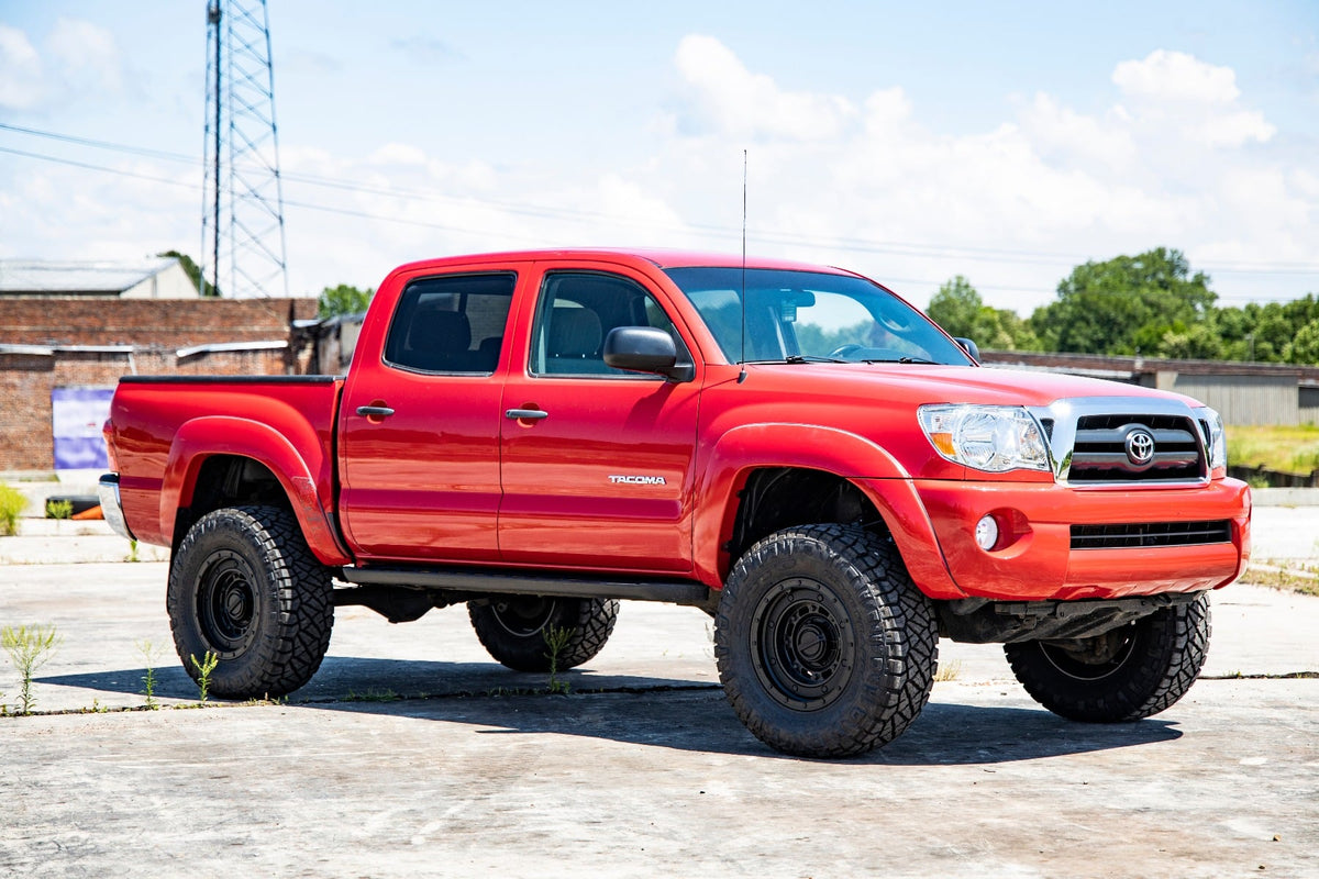 Rough Country - 3.5 Inch Lift Kit - Red UCA - Vertex/V2 - Toyota Tacoma 2WD/4WD (2005-2023) - 74257RED for 2005-2023 Toyota T