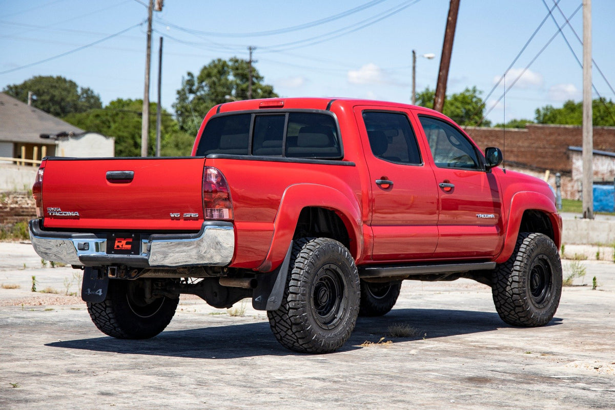 Rough Country - 3.5 Inch Lift Kit - Red UCA - M1 Struts - Toyota Tacoma 2WD/4WD (2005-2023) - 74241RED for 2005-2023 Toyota T