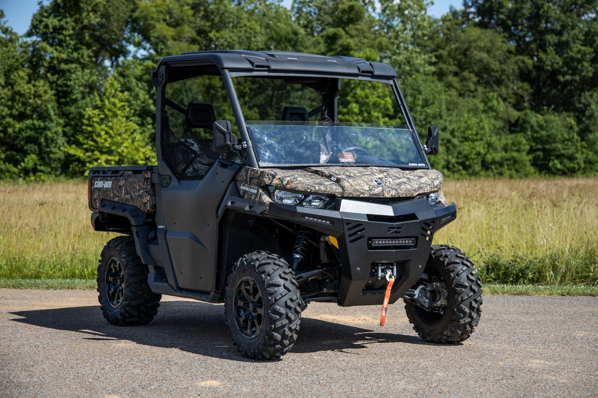 Bumper | Front | 6&quot; Black Slimline LED Pair | Can-Am Defender HD 8/HD 9/HD 10