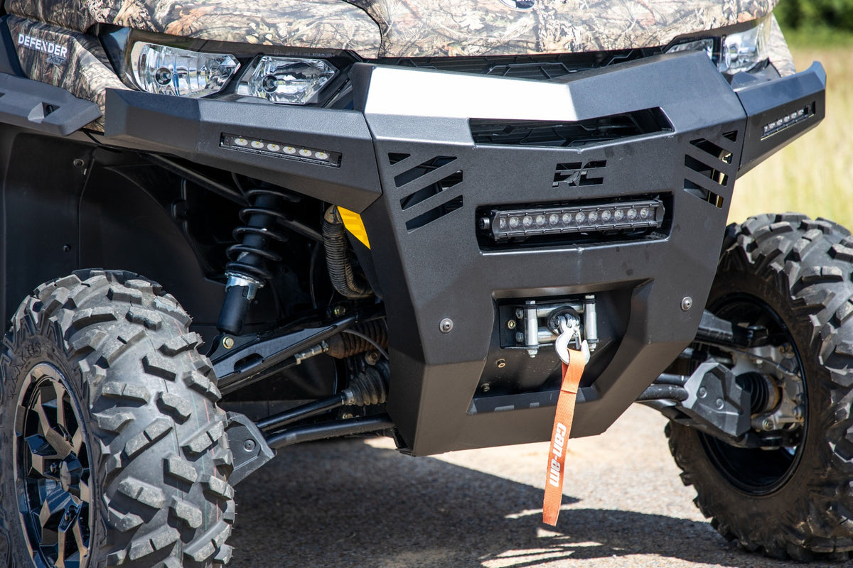 Bumper | Front | 6&quot; Black Slimline LED Pair | Can-Am Defender HD 8/HD 9/HD 10