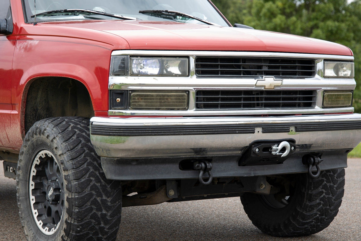 Tow Hook to Shackle Bracket | D-Ring Combo | Chevy C1500/K1500 Truck &amp; SUV (88-99)