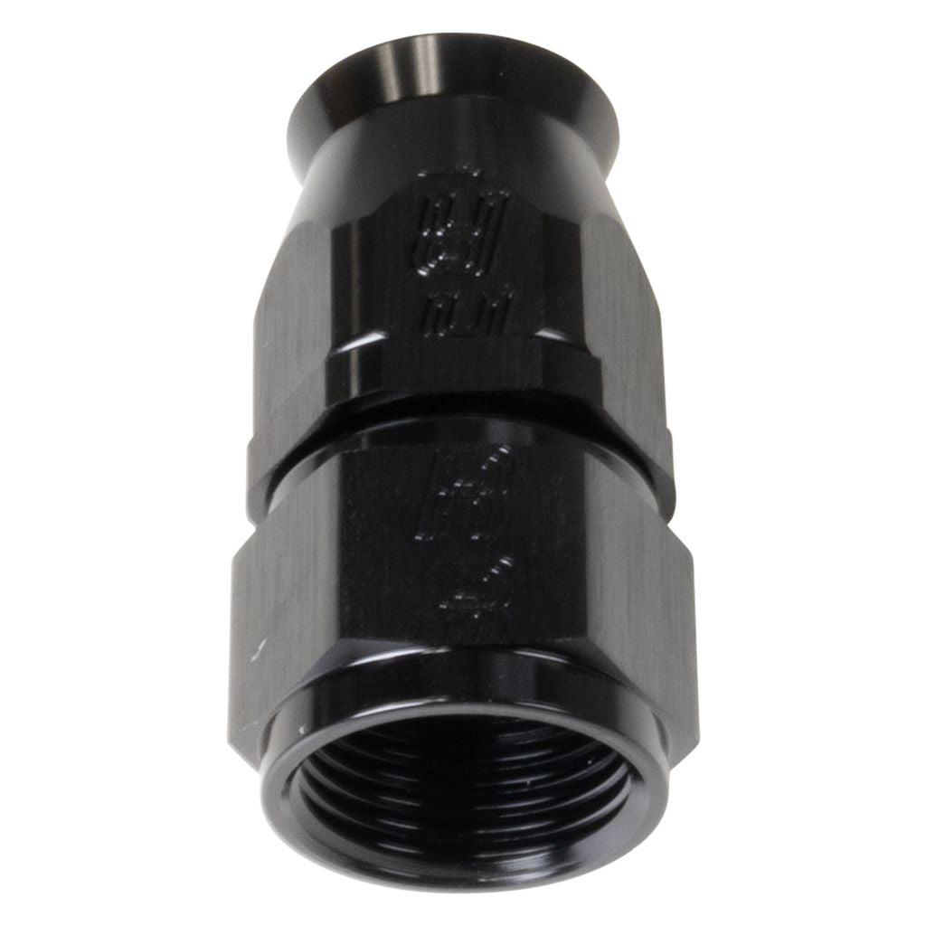 Russell Black Straight -12 Pro Ptfe Hose End - 550653 - front view