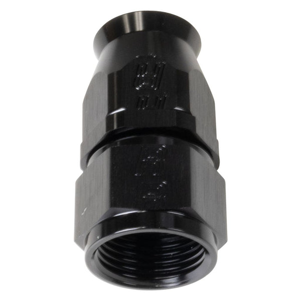 Russell Black Straight -12 Pro Ptfe Hose End - 550653 - front view
