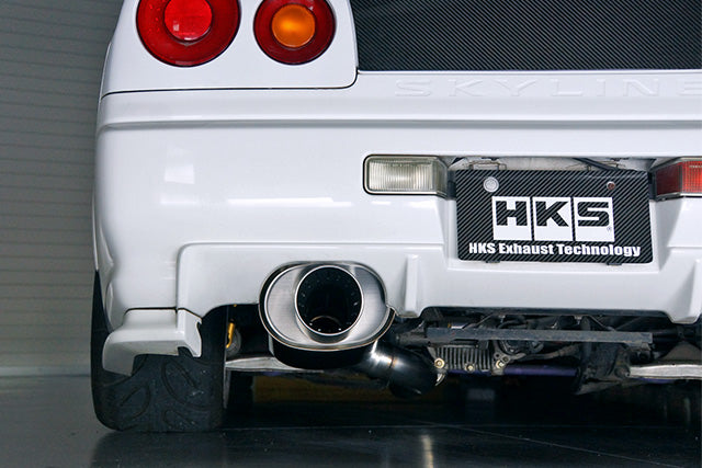 HKS 99-02 Nissan Skyline GT-R GF-BNR34 RB26DETT URBAN MATTE Edition Super Turbo Muffler - 31029-AN013