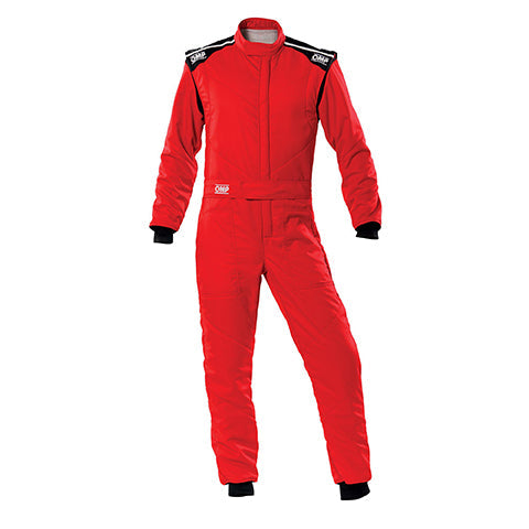 OMP - First-S Racing Suit (IA0-1828-E01) - Red / 52 - OMPIA0-1828-E01-SF-061-52