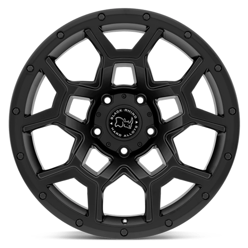 Black Rhino Hard Alloys Overland 17X9.5 6X139.7 -18MM Matte Black