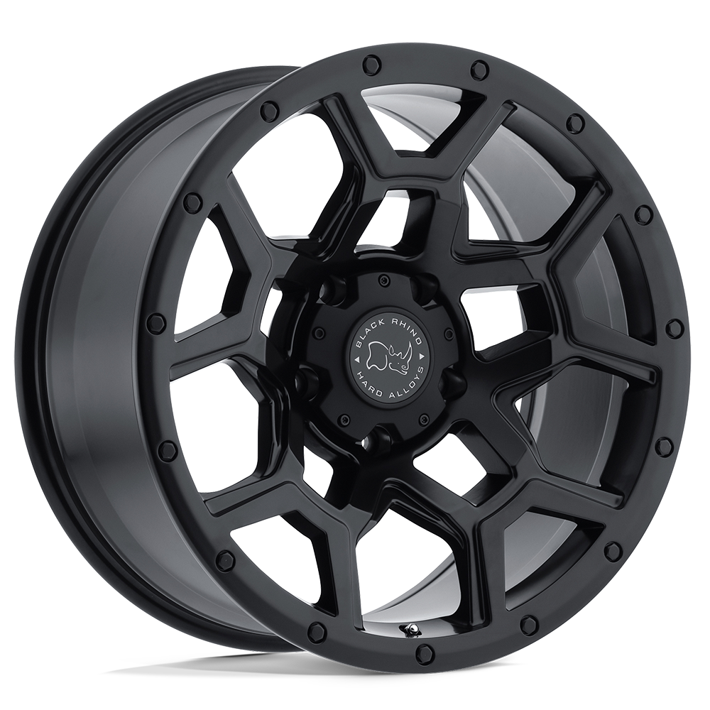 Black Rhino Hard Alloys Overland 17X9.5 5X127 -18MM Matte Black