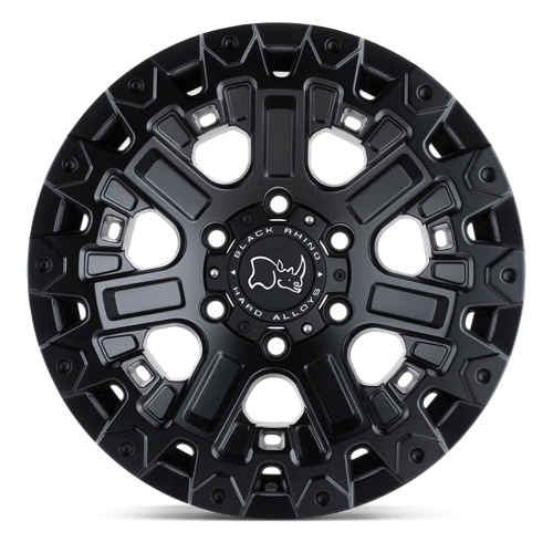 Black Rhino Hard Alloys Ozark 17X9.5 6X114.3 +12MM Matte Black