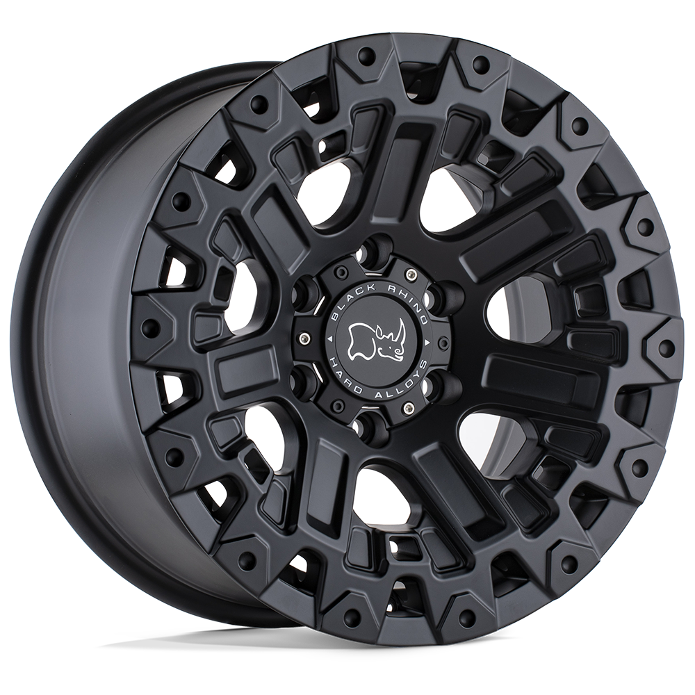 Black Rhino Hard Alloys Ozark 17X9.5 6X114.3 +12MM Matte Black