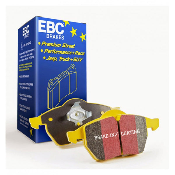 EBC 2022+ Volkswagen Golf R/GTI (Mk8) Yellow Stuff Rear Brake Pads - DP42438R for 2022-2026 Audi RS3 - front view