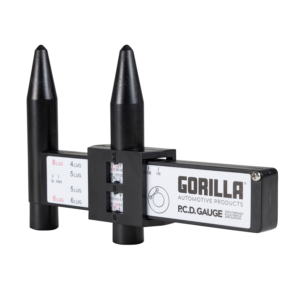 Gorilla Automotive - Gor Pcd Gauge - 4/5/6/8 Lug Pcd - PCDG-1