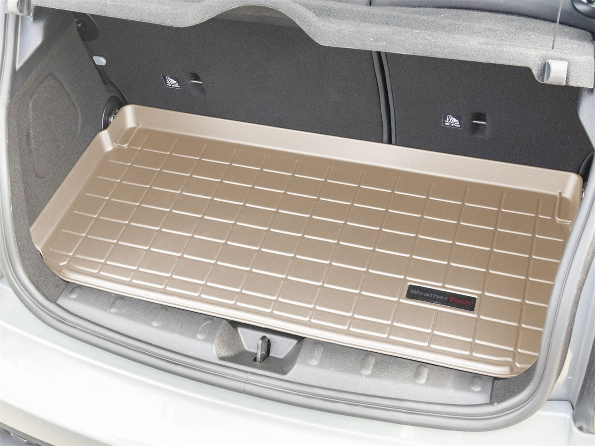 Weathertech - Cargo Liner w/Bumper Protector - Tan Behind 2nd Row Seating 14-25 Mini Cooper - 411792SK