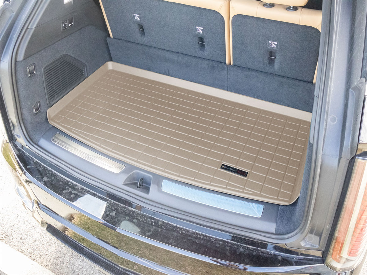 Weathertech - Cargo Liner Tan Set 26 Cadillac Escalade / 25-26 Cadillac Escalade-IQ - 411840-1841
