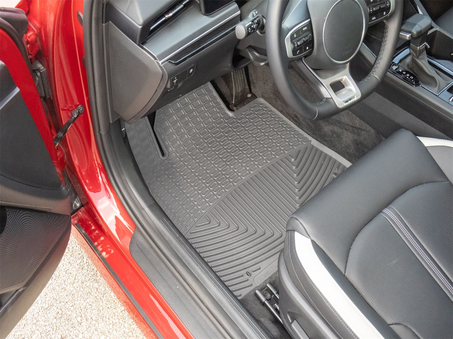 Weathertech - All Weather Floor Mats - Gray Front 20-26 Hyundai Sonata / 21-26 Kia K5 - W706GR