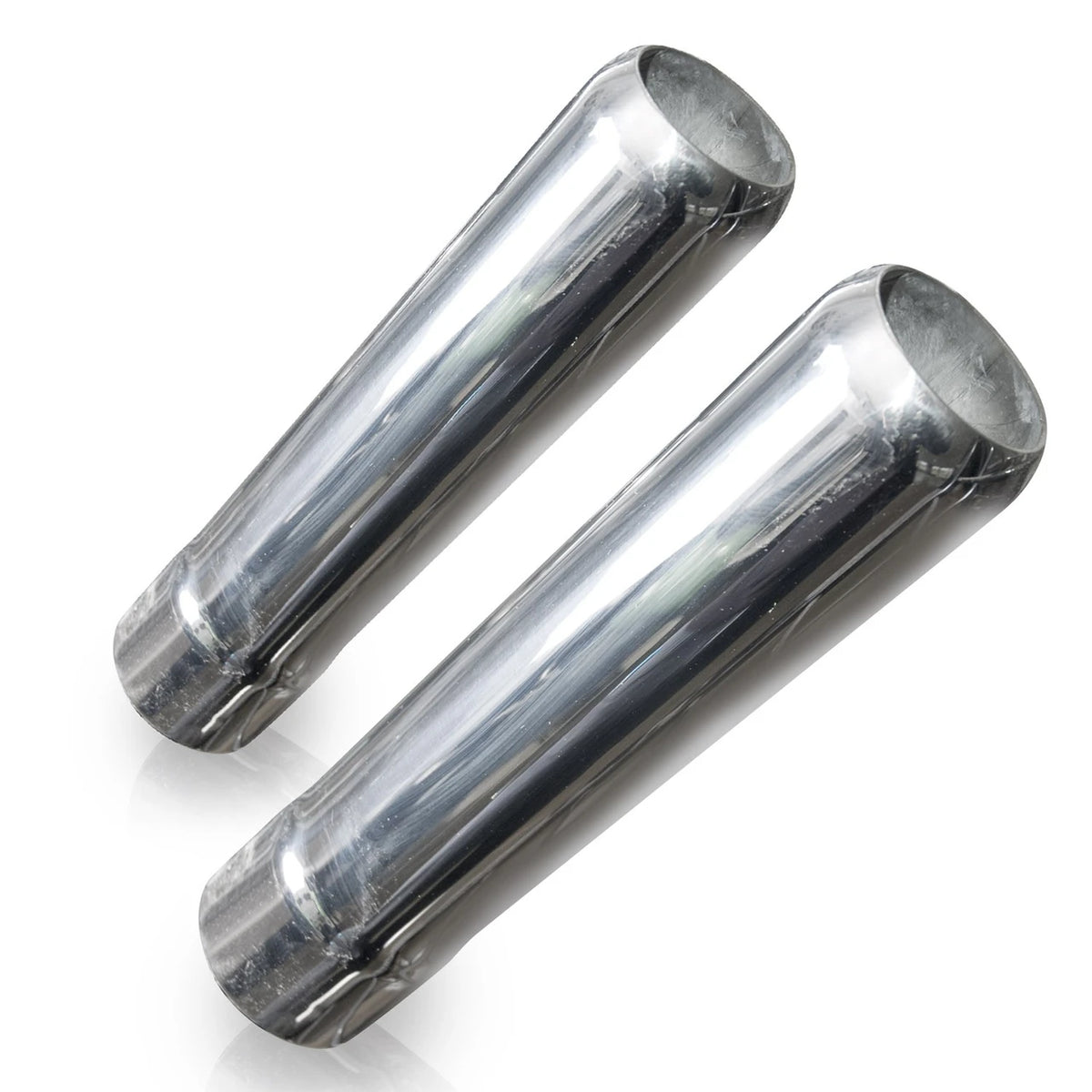 Stainless Works - Pencil Style Polished Exhaust Tips 304 Stainless Steel - 7040250