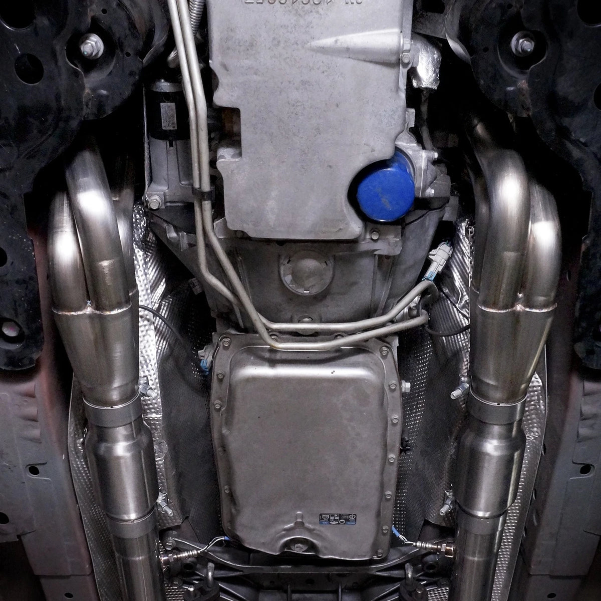 Stainless Works - 2008-09 Pontiac G8 Long Tube Header Kit - PG8HCATST