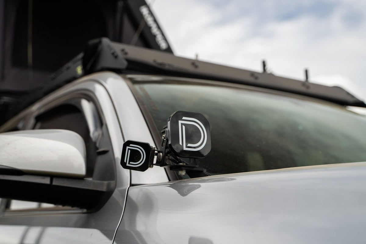 Diode Dynamics 16-21 Toyota Tacoma Stage Series Ditch Light Bracket Kit - DD6371