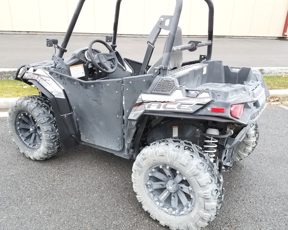 RokBlokz Polaris ACE 2014-2017 all models Mud Flaps / Fender Extensions, Front & Rear