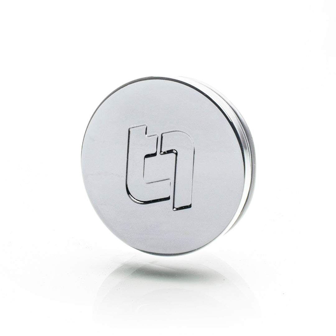 Titan 7 Flat Center Cap - Polished Clear