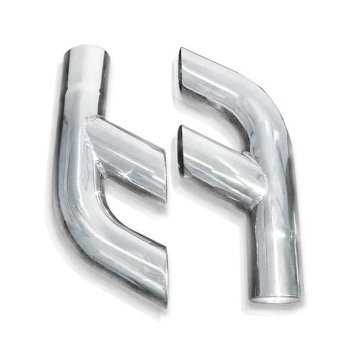 Stainless Works - Factory Style Polished Exhaust Tips 304 Stainless Steel - 740225