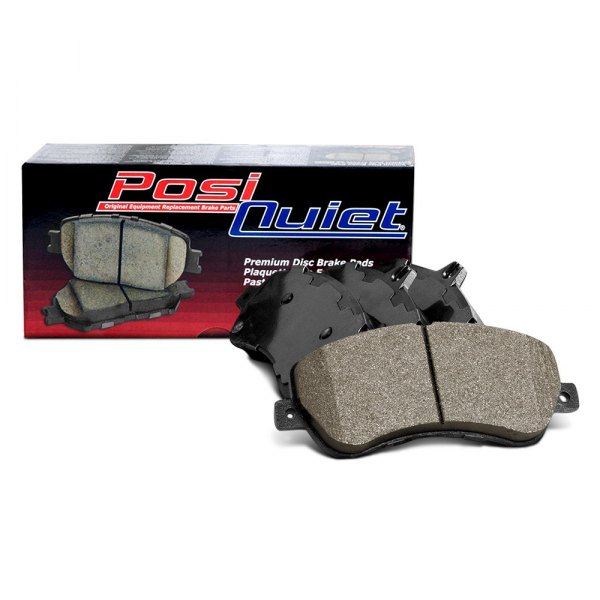 PosiQuiet 05-09 Subaru Legacy 2.5 GT Deluxe Plus Front Brake Pads - 105.10780