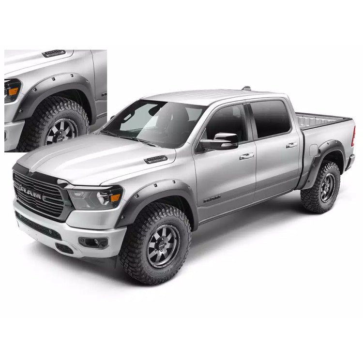 Husky Liners 19-24 Ram 1500 Rebel Front & Rear Pocket Style Fender Flares - Black - 2805936