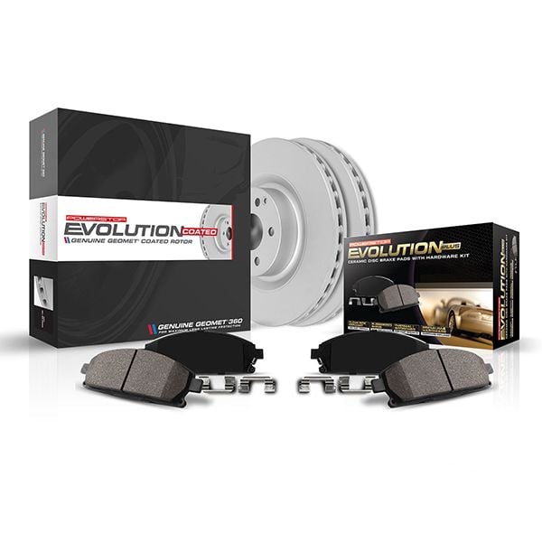 Power Stop 06-11 Honda Civic Front & Rear Autospecialty Brake Kit w/Calipers - KCOE2440