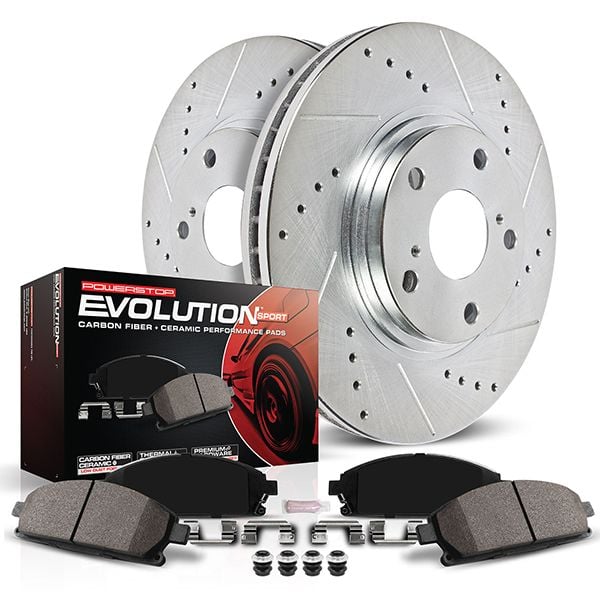 Power Stop 14-15 Lexus IS250 Front & Rear Z23 Evolution Sport Brake Kit - K6988