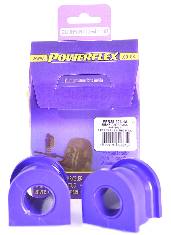 Powerflex - BMW E39 5 Series Rear Diff Rear Mount Bushings - PFR5-526