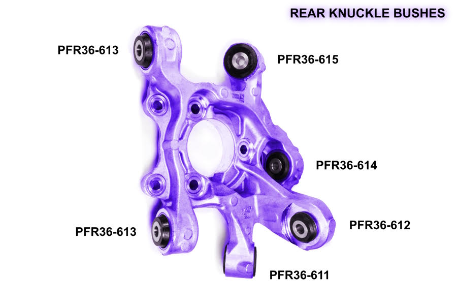 Powerflex - Mazda Mk4 ND (2015+) / Fiat 124 incl. Abarth (2016+) Rear Knuckle to Rear Upper Link Bushings - PFR36-614