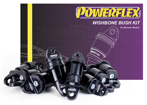 Powerflex - McLaren Front / Rear Wishbone Bushing Kit (M10 Bolts) - PF41K-1001