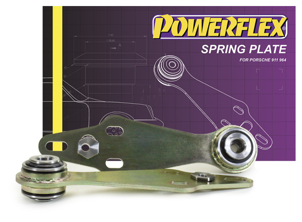 Powerflex - Porsche 911 964 Rear Suspension Spring Plates - PFR57-107