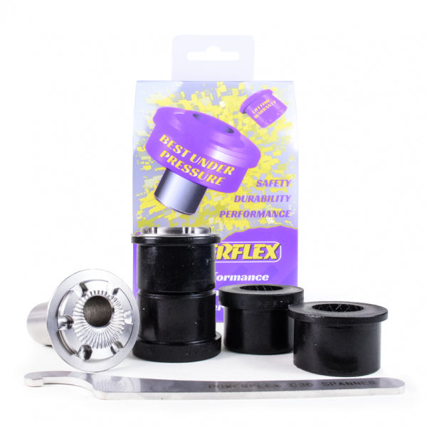 Powerflex - Suzuki Swift Sport Mk3 Front Control Arm Front Bushings - Camber Adjustable - PFF73-401GBLK