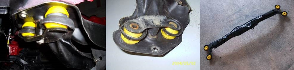 Powerflex - VW Golf / Jetta MK2 & Mk3, Corrado Front Subframe Mounts - PFF85-250