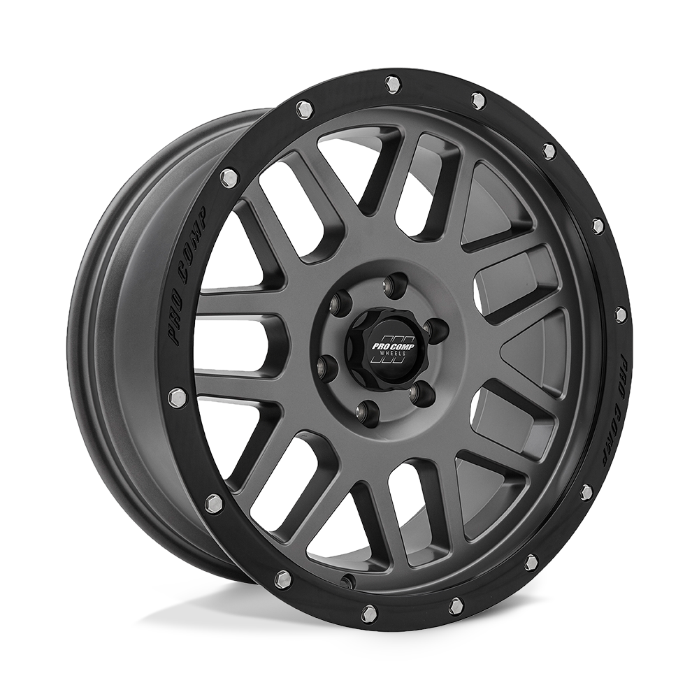 Pro Comp Alloys - Vertigo 20X9 6X135 87 -12 Drk-gry BLK