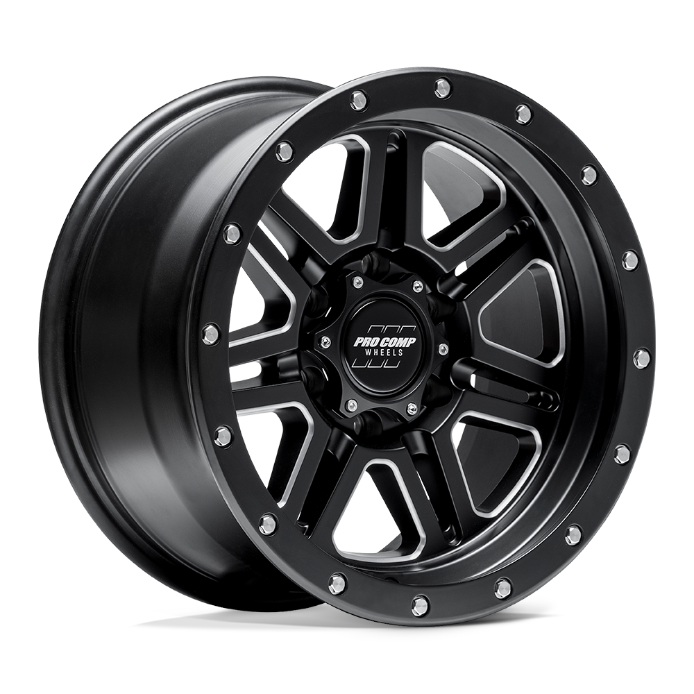 Pro Comp Alloys - Apex 17X9 6X5.5 108 -6 S-blk Mill