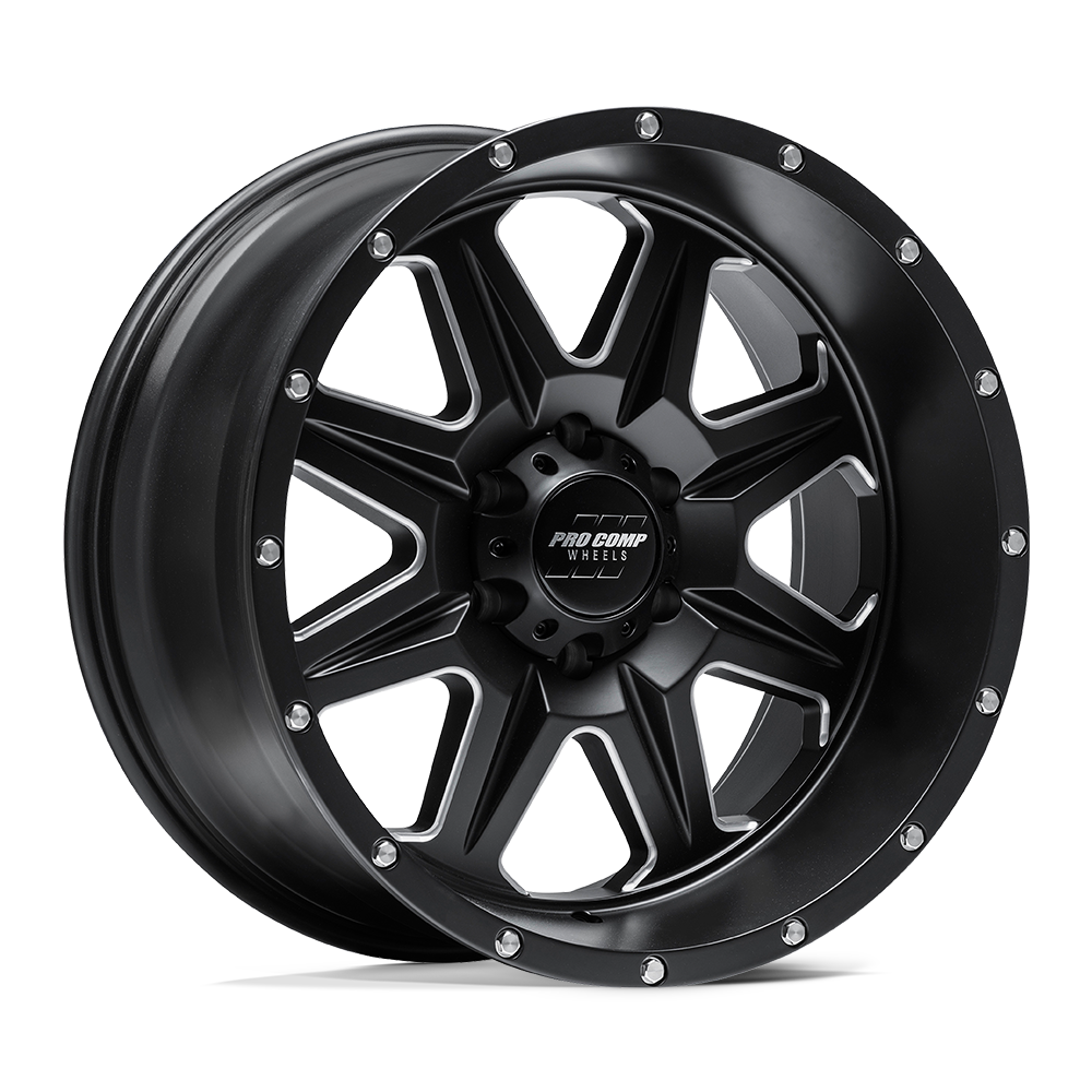 Pro Comp Alloys - Recon 20X10 6X5.5 108 -18 S-blk Mill