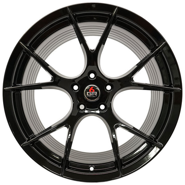 Project 6GR Ten Mustang S550/S650 Spun Forged for 2015-2025 Ford Mustang - front view