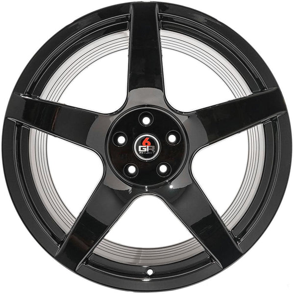 Progect-6GR Five  Mustang R-SPEC GT350/GT350R for 2015-2025 Ford Mustang - front view