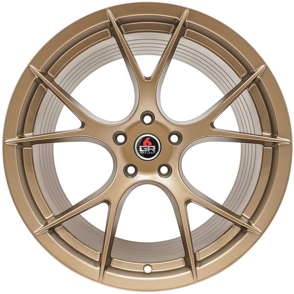 Project 6GR Ten Mustang S550/S650 Spun Forged for 2015-2025 Ford Mustang - rear view