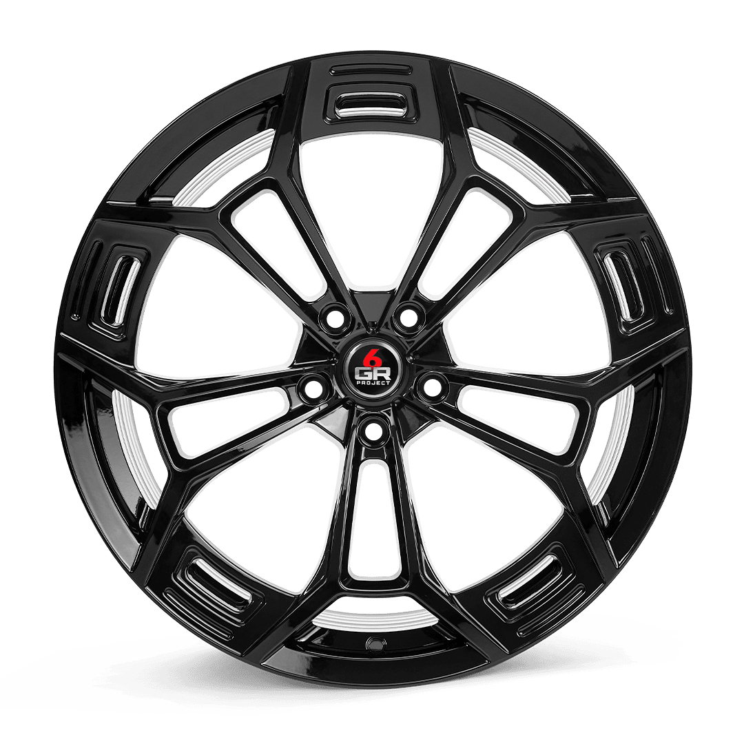 Project 6GR Ten-D Mustang R-Spec GT350 GT350R Spun Forged for 2015-2025 Ford Mustang - rear view