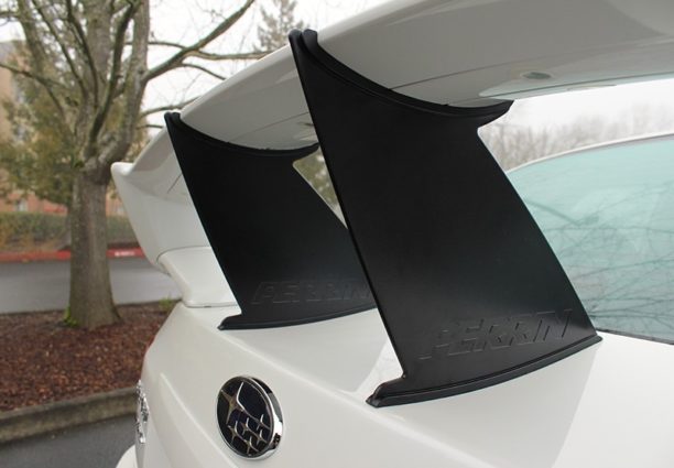 Perrin 15-21 Subaru STI Wing Stabilizer - Single - PSP-BDY-103BK