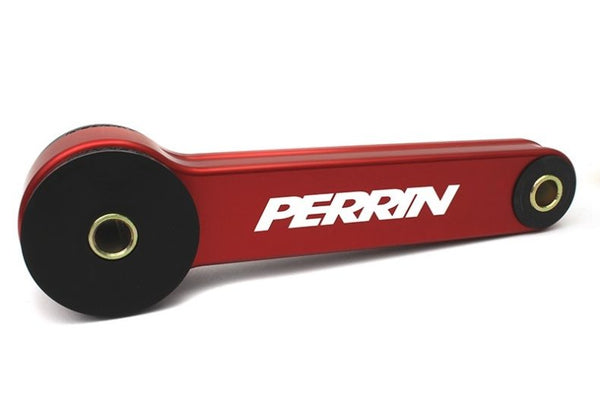 Perrin 02-11 Impreza / 02-24 WRX / 04-21 STi Pitch Stop Mount - Red - PSP-DRV-101RD for 2008-2025 Subaru WRX - front view