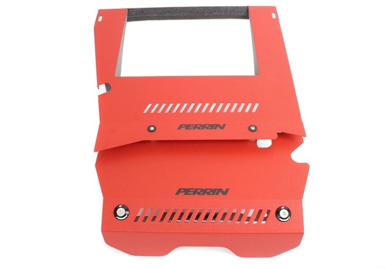 Perrin 15-21 Subaru WRX Engine Cover Kit - Red - PSP-ENG-165RD