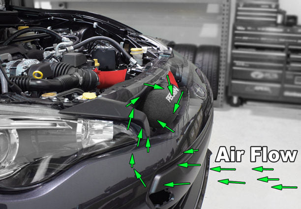 Perrin 13-16 Subaru BRZ / Scion FR-S Black Cold Air Intake - PSP-INT-330BK