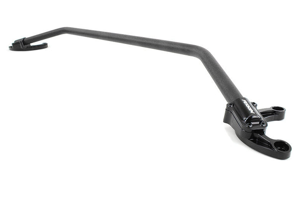Perrin 08-21 WRX/STi Front Black Strut Brace - PSP-SUS-056BK for 2008-2021 Subaru WRX - front view