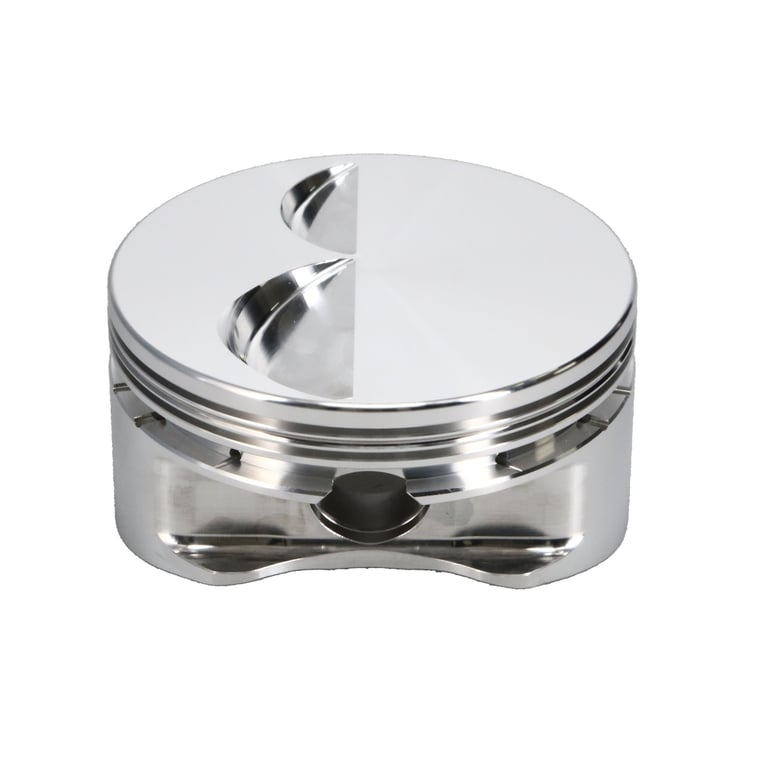Manley Chevrolet Small Block Piston Set - 4.060in Bore 1.280in CH, -4.00 CC - 591760-8