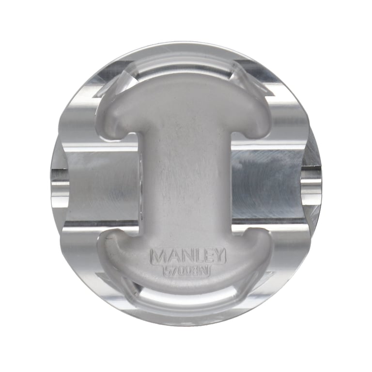 Manley 2018+ Ford Coyote 5.0L 6.75cc Dish 3.662in Bore 12:1 CR 22mm Pin Platinum Ext Duty Pistons - 595900CE-8