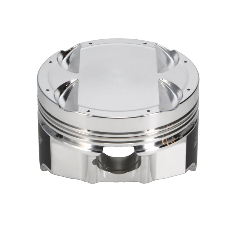 Manley Mitsubishi 4B11 86mm Bore 9.0:1 CR -5cc Dish Turbo Tuff Piston Set w/ Rings - 624300CE-4